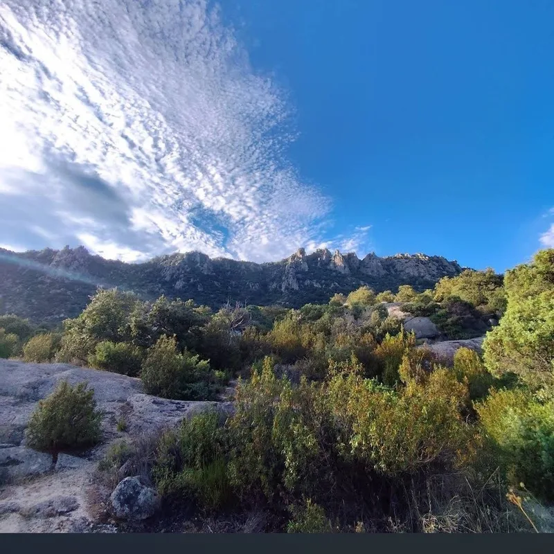 Vista panorámica de la sierra