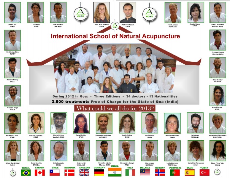 Alumnos promoción India 2011, para la TV local