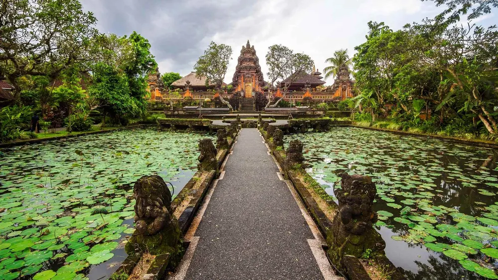 Templo de agua en Ubud, Bali