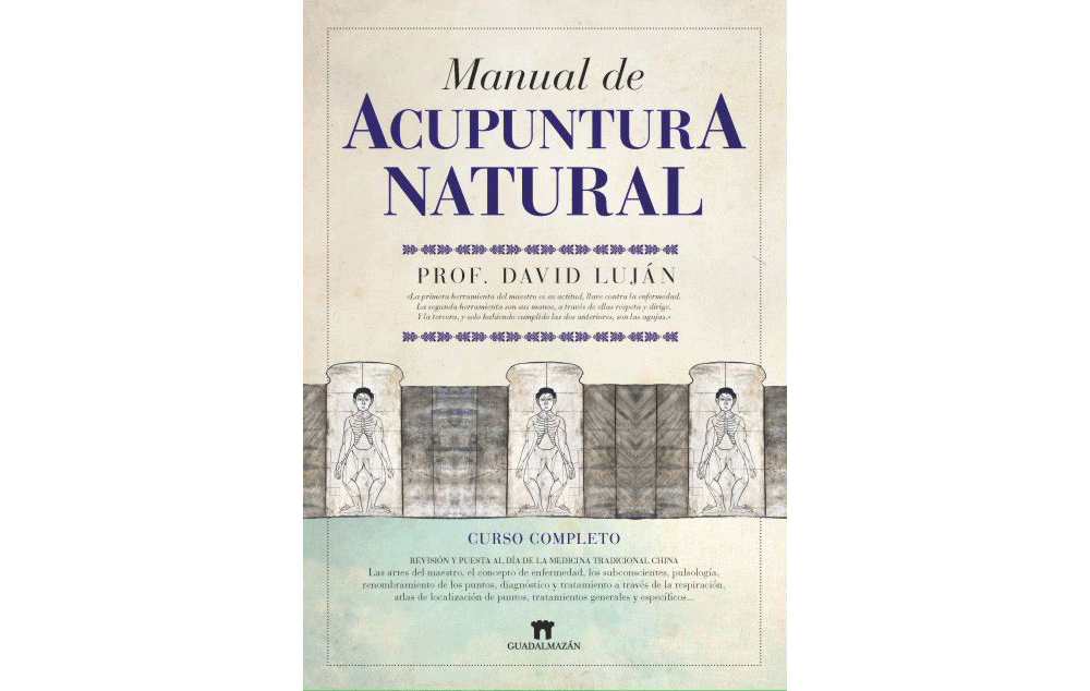 Portada del Manual de Acupuntura Natural, de David Luján